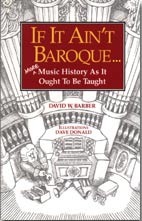 If It Ain't Baroque If It Ain't Baroque